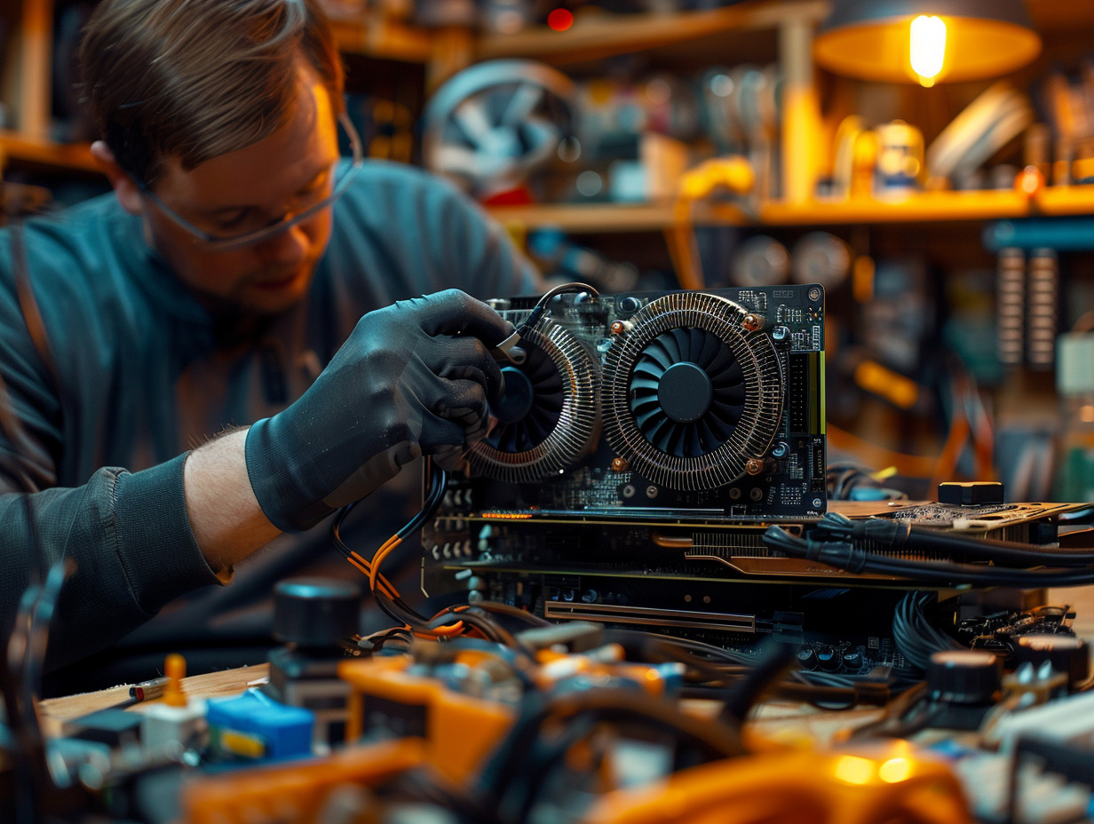 réparation ventilateur gpu